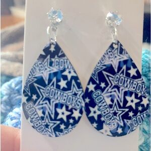 Super cute Dallas Cowboys earring set